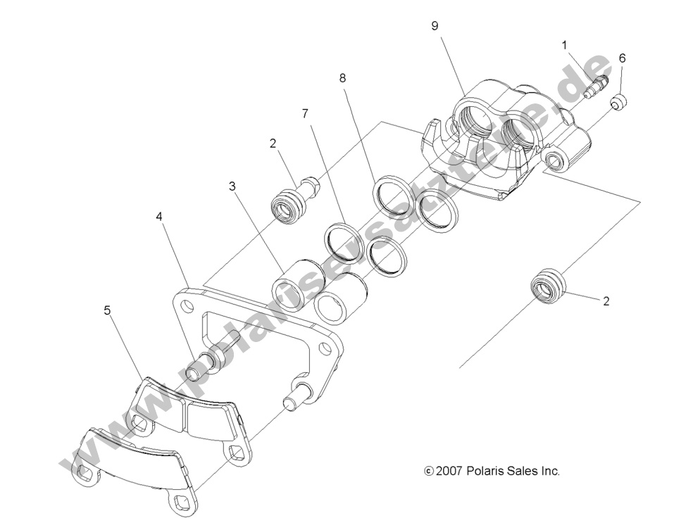 BRAKES, FRONT CALIPER