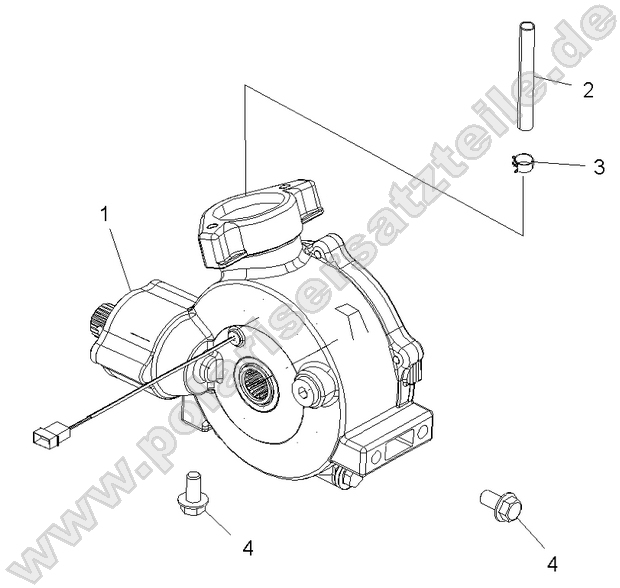DRIVE TRAIN, FRONT GEARCASE MOUNTING