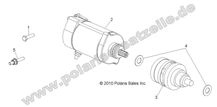 ENGINE, STARTING MOTOR