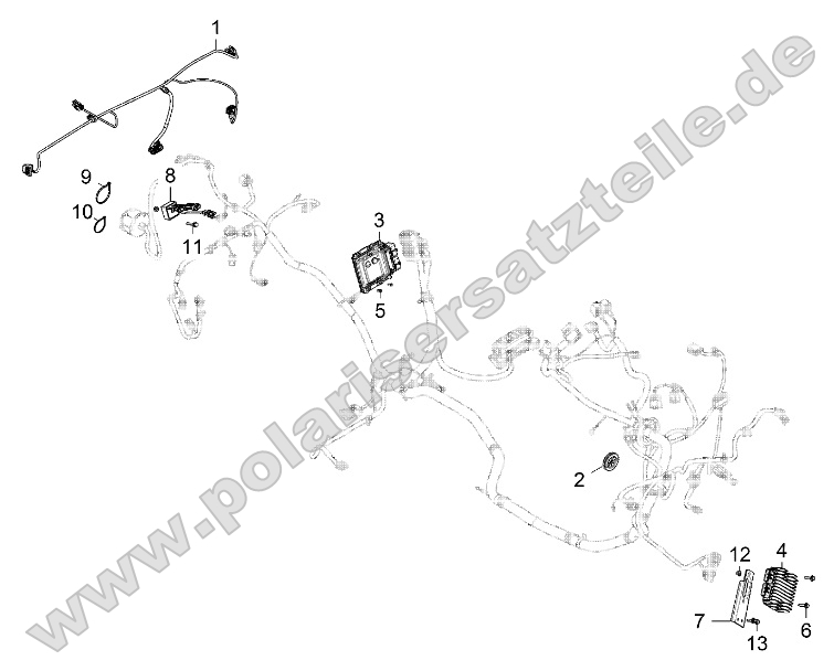 Electrical, Box Harness, Reg., Relay, ECU
