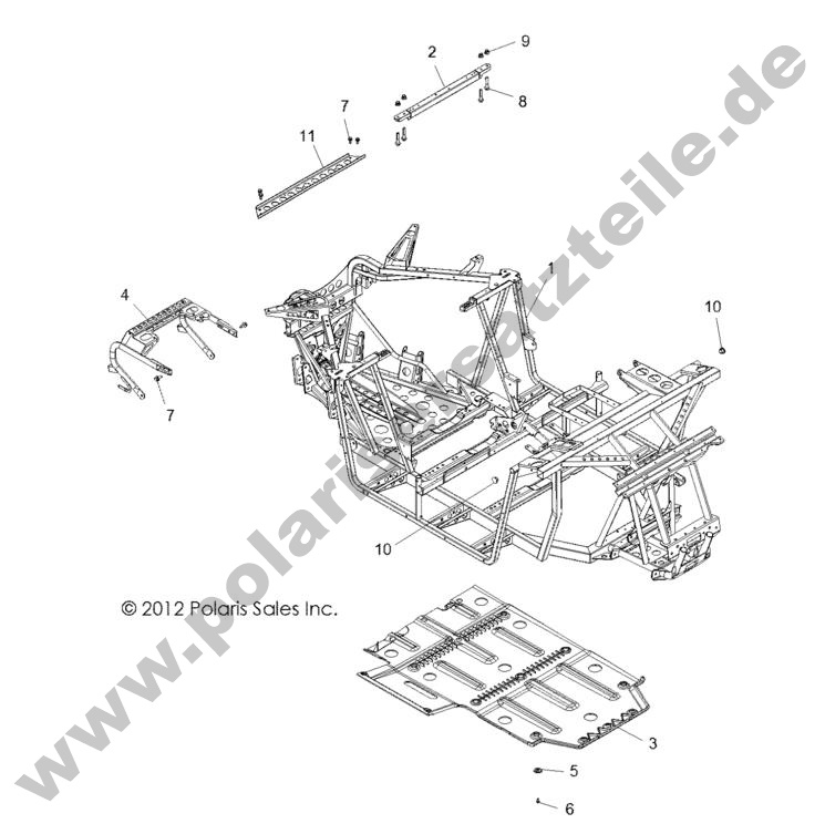CHASSIS, MAIN FRAME and SKID PLATE
