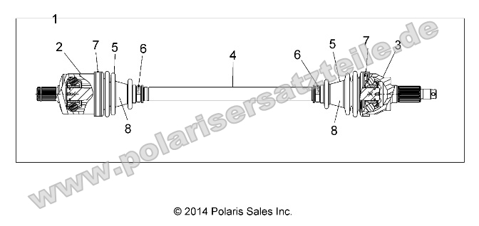Drive Train, Front Half Shaft