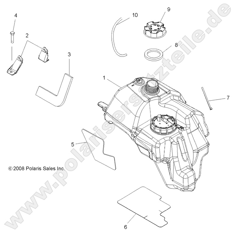 BODY, FUEL TANK ASM.