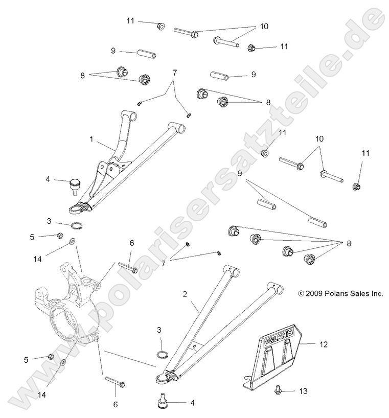 SUSPENSION, FRONT A-ARMS