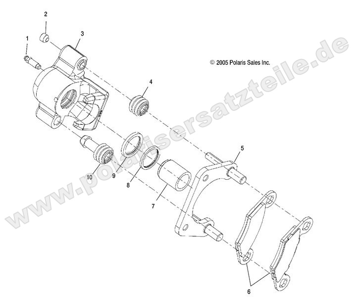 BRAKES, REAR CALIPER