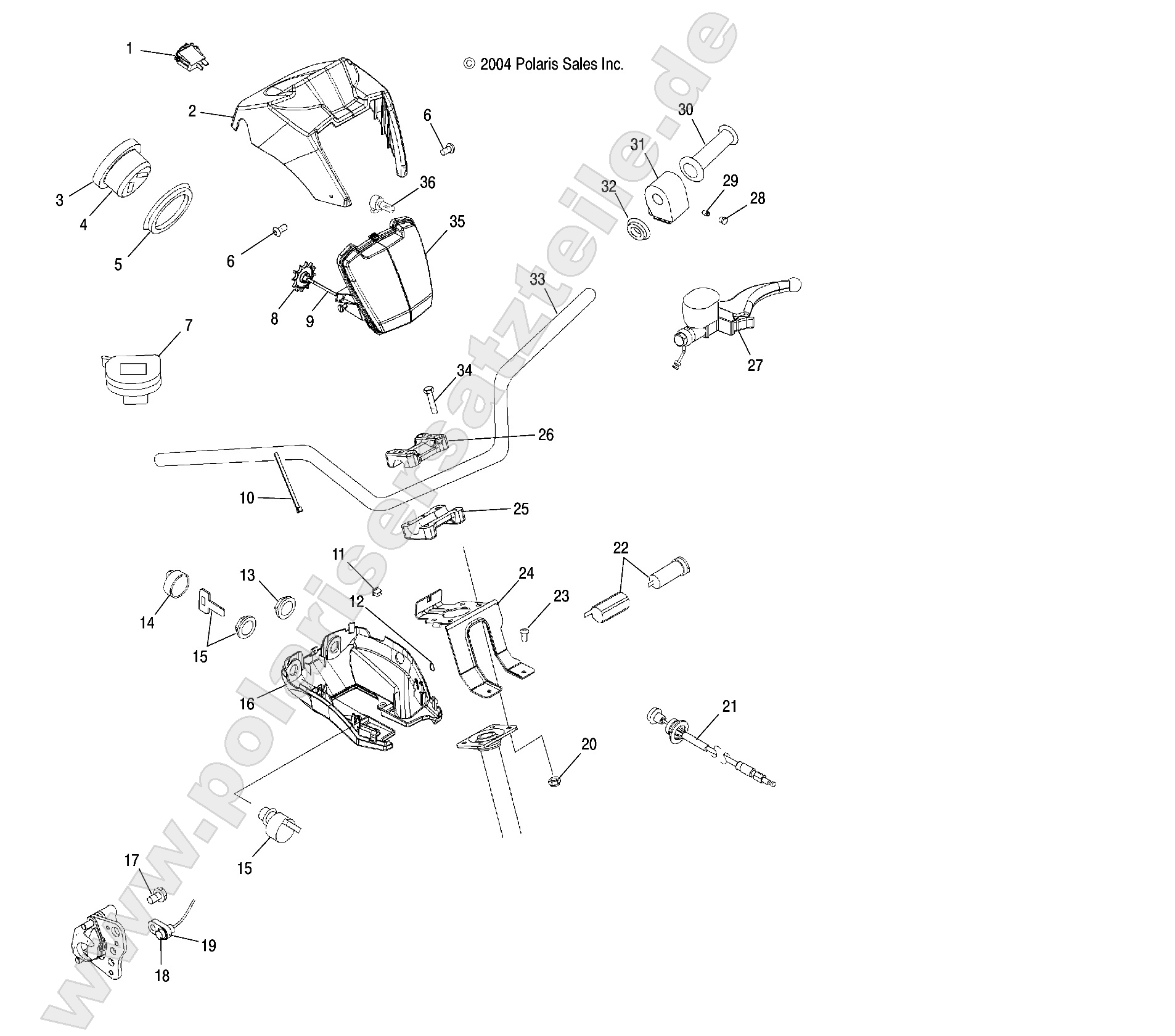 HANDLEBAR and HEADLIGHT POD