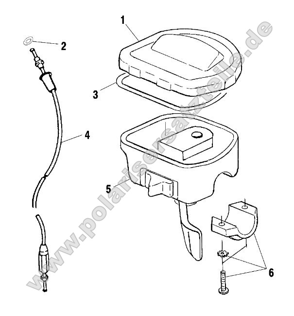 Controls - Throttle Asm./Cable