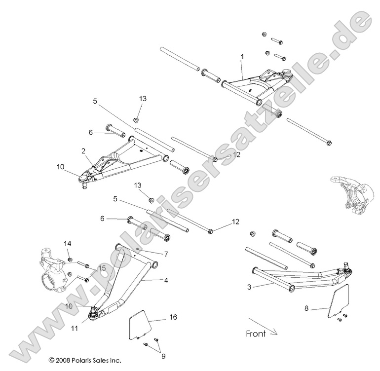 suspension front control arms
