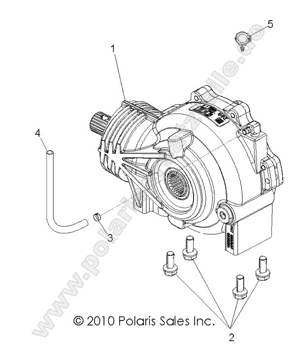 DRIVE TRAIN, FRONT GEARCASE