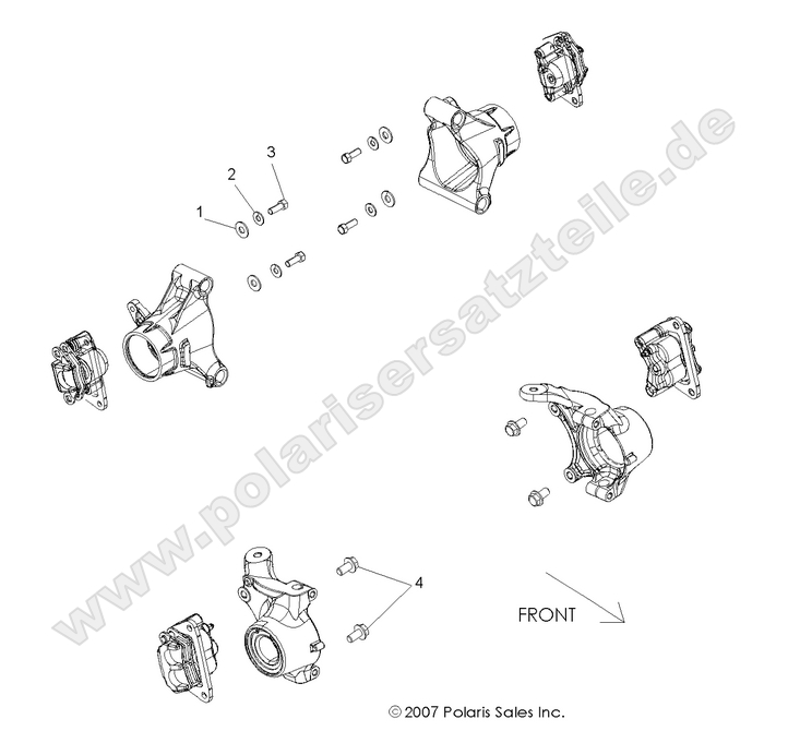 BRAKES, CALIPER MOUNTINGBRAKES, CALIPER MOUNTING