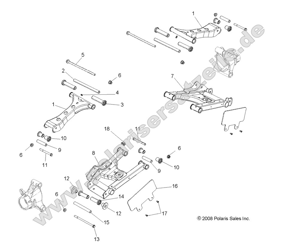suspension rear control arms