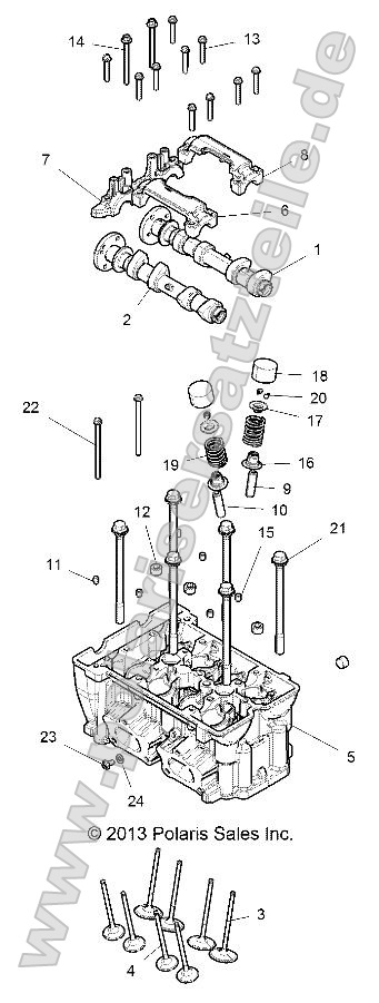 Engine, Cylinder Head and Valves
