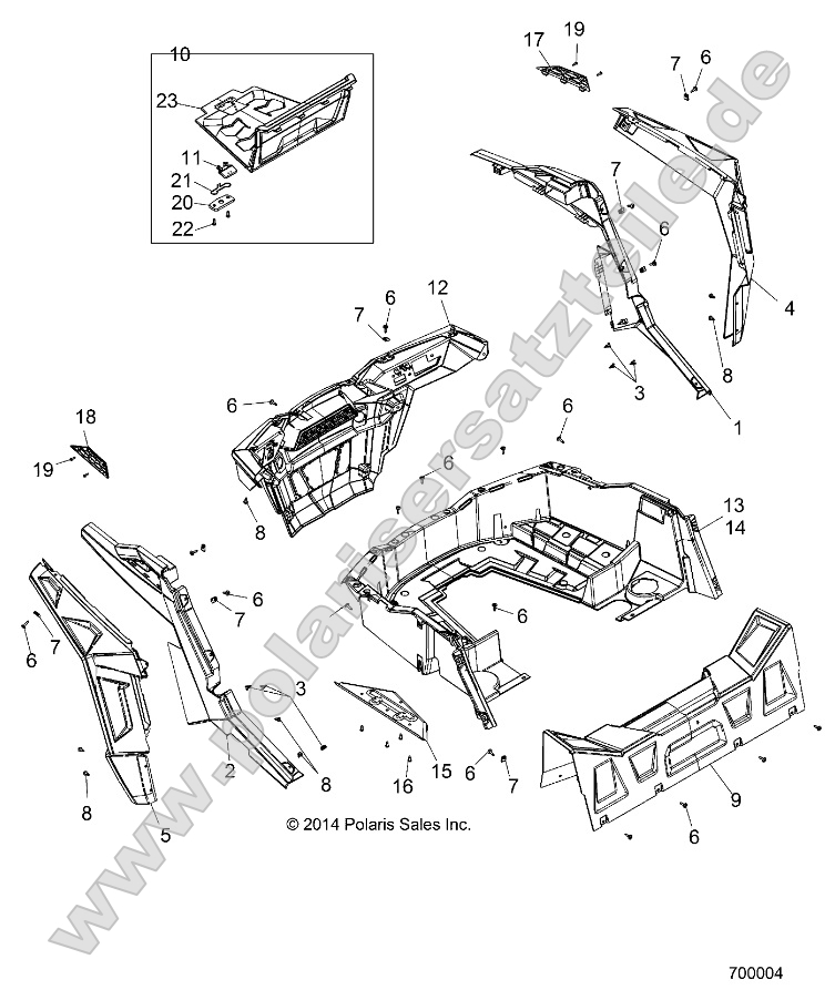 Body, Rear Rack and Fenders