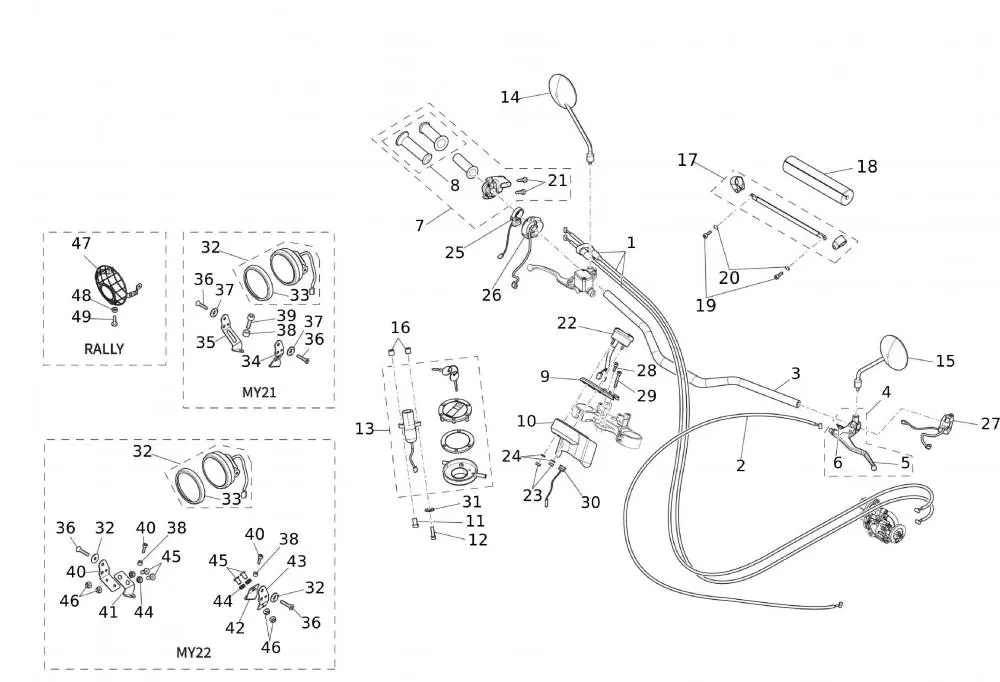 52480_28jAsee2T2bGVpc Lenker / Bedienelement