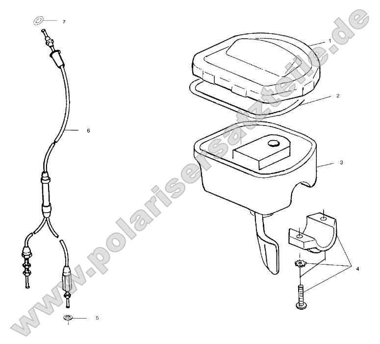 Controls - Throttle Asm/Cable