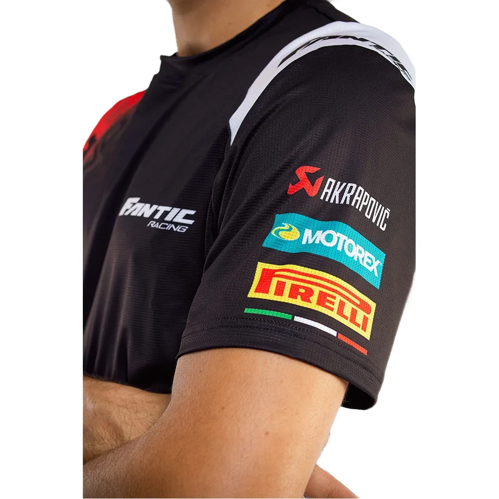 Fantic Original T-Shirt schwarz/rot/weiß - FANTIC RACING REPLICA - S - TEES205RAC01