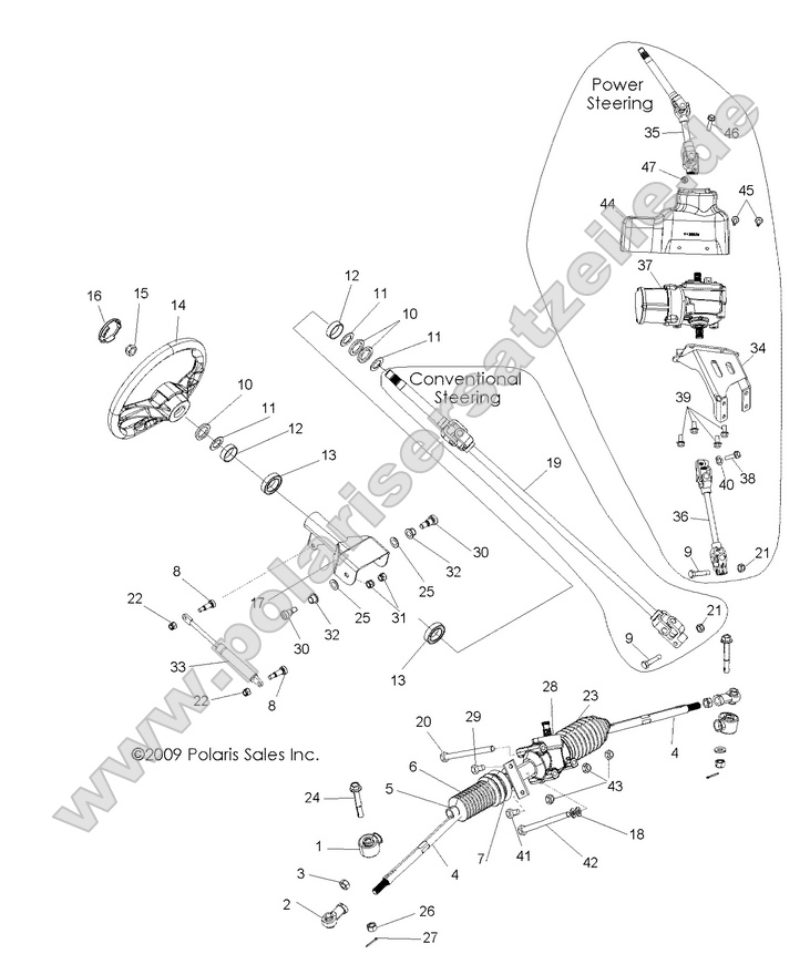 STEERING, STEERING ASM.