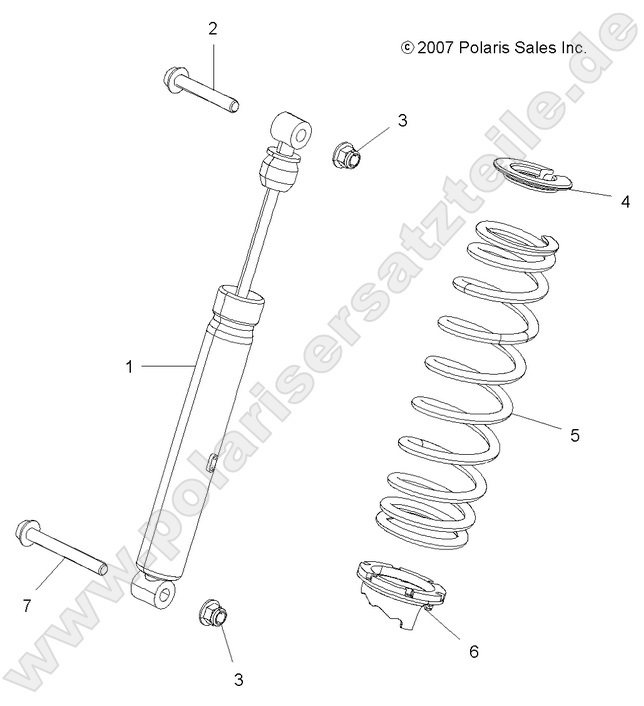 SUSPENSION, SHOCK, REAR