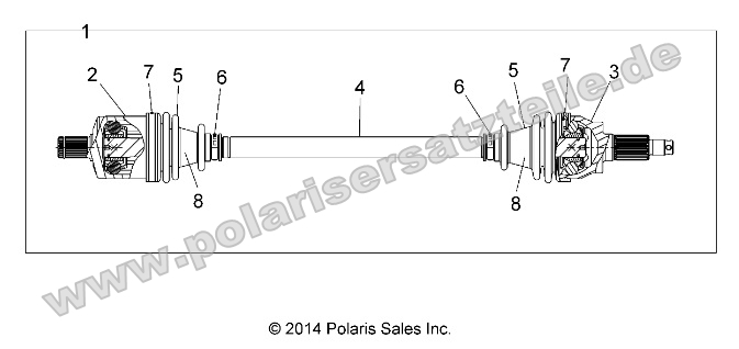 Drive Train, Front Half Shaft