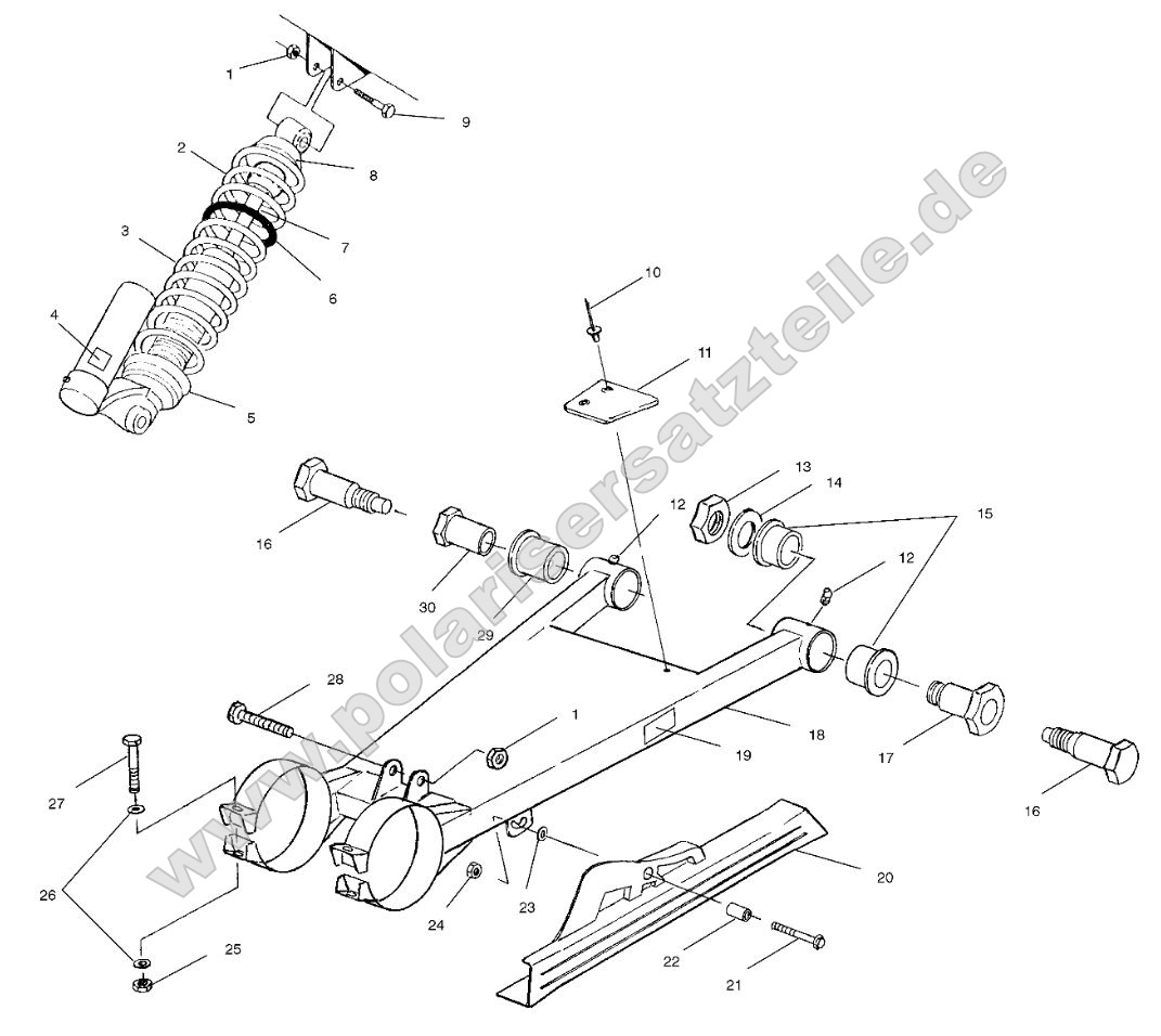 Swing Arm/Shock Mounting