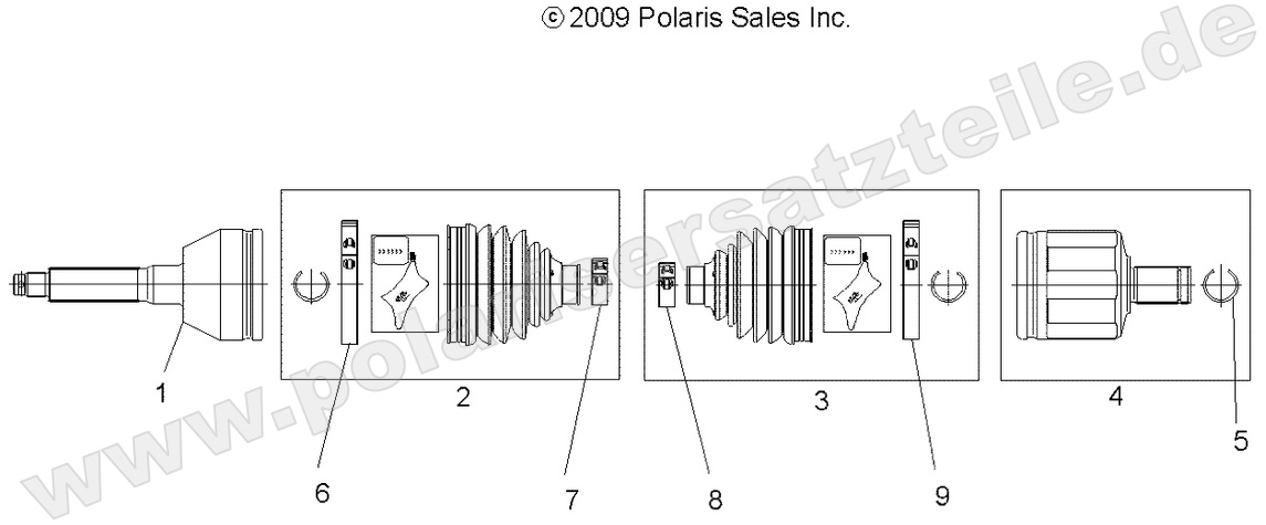 DRIVE TRAIN, FRONT DRIVE SHAFT