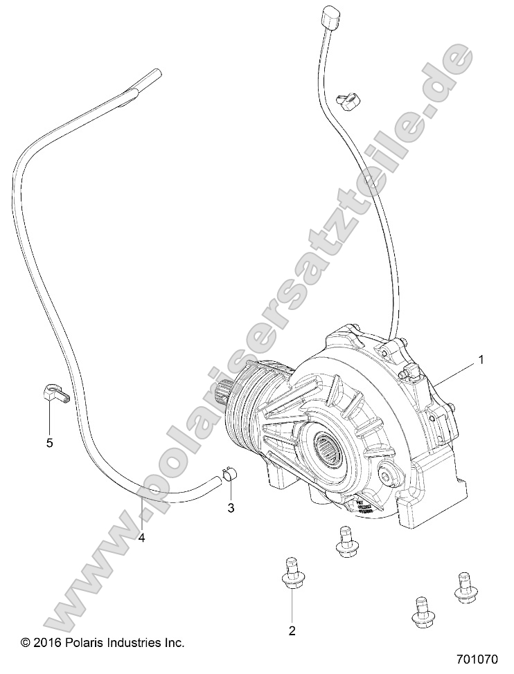Drive Train, Front Gearcase Mounting