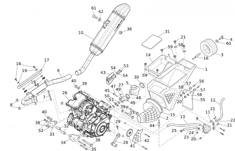 52658_26 Auspuff - Luftfilterkasten