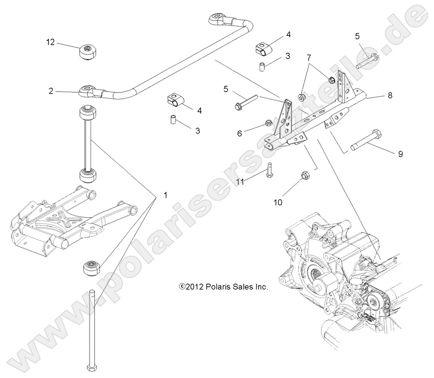 SUSPENSION, TORSION BAR