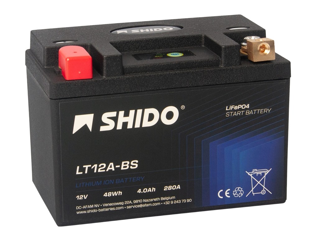 Shido LT12A-BS Lithium Ionen Batterie 12V LiFePO4 (YT12A-BS YT12A-4) Shido LT12A-BS Lithium Ionen Batterie 12V LiFePO4 (YT12A-BS YT12A-4)