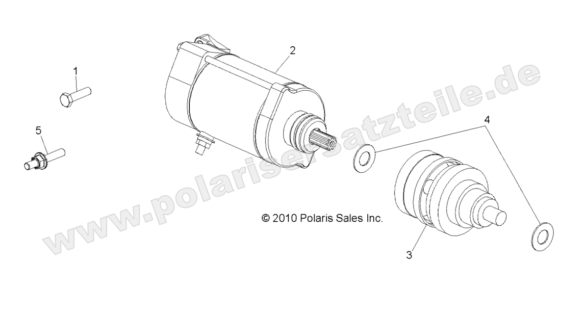 ENGINE, STARTING MOTOR