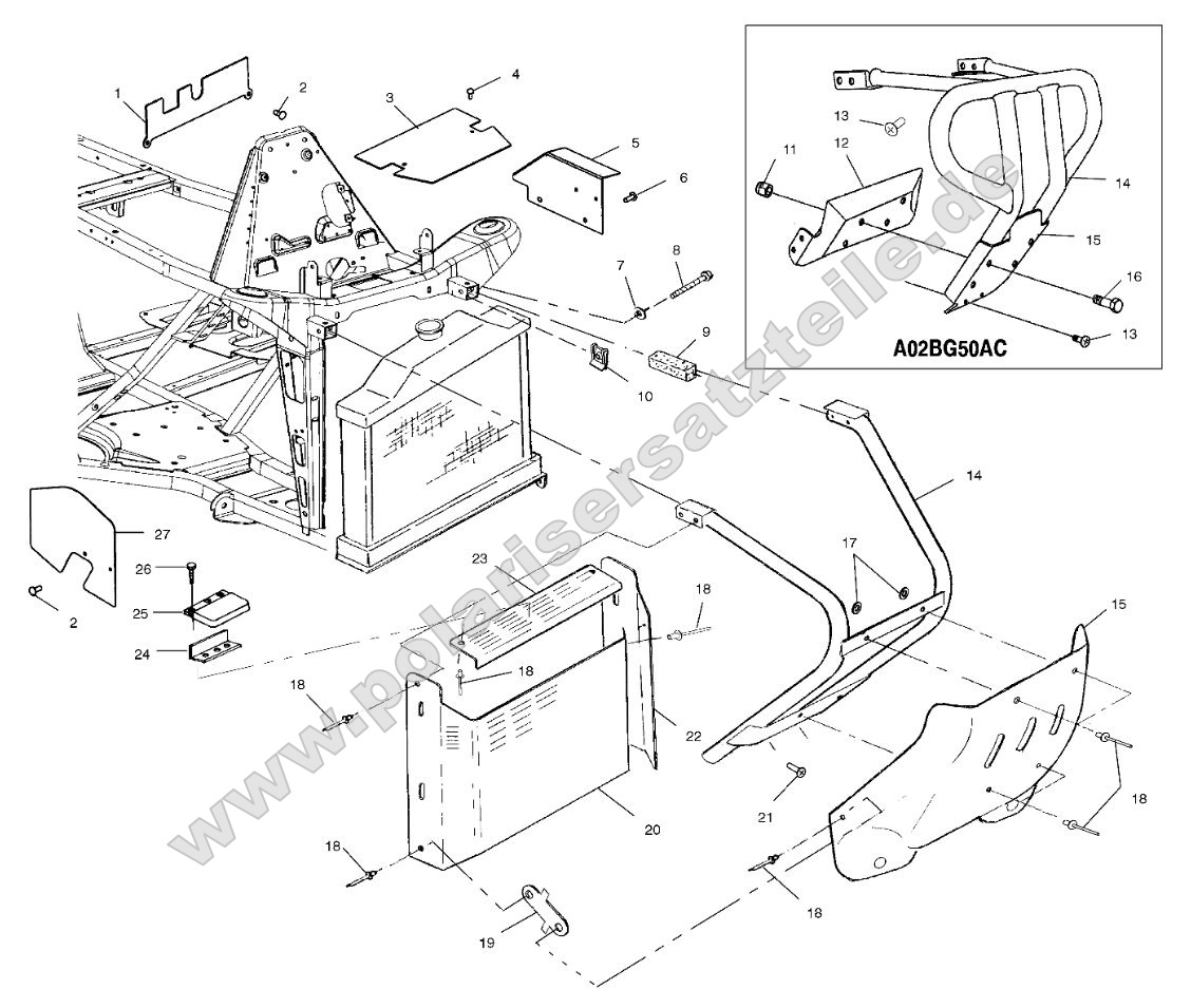 Front Bumper and Shields