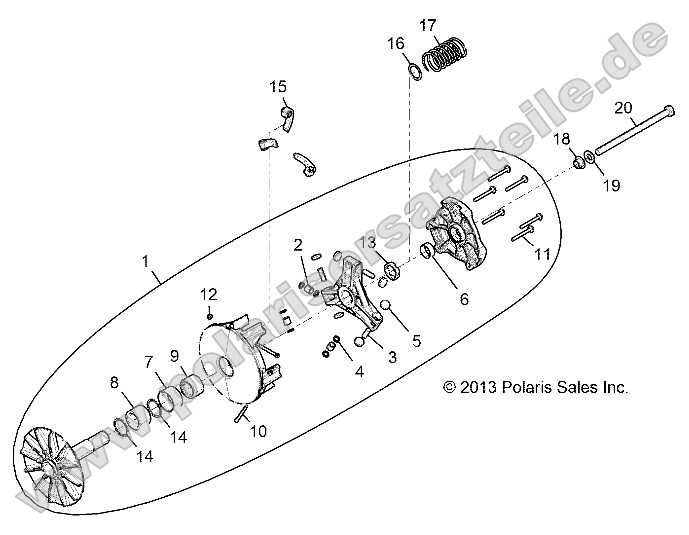 Drive Train, Primary Clutch