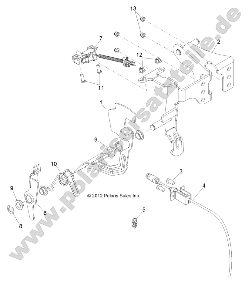 ENGINE, THROTTLE PEDAL