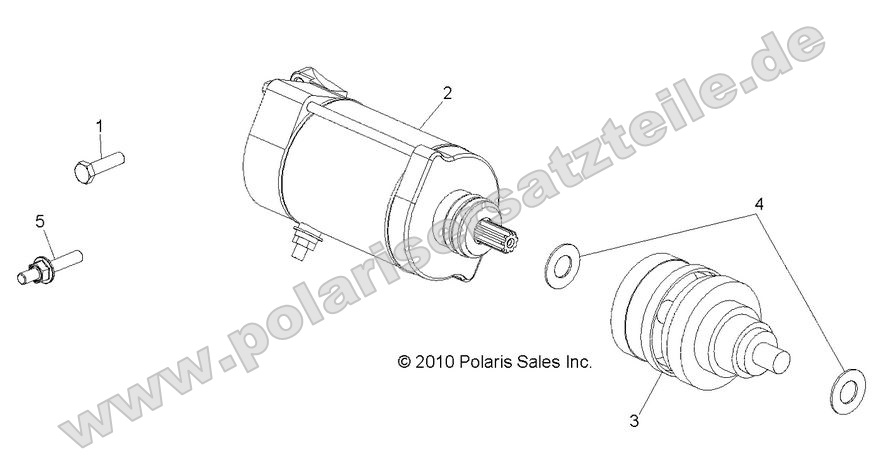 ENGINE, STARTING MOTOR