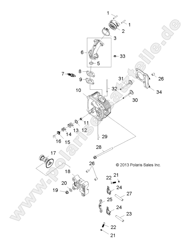 ENGINE, CYLINDER HEAD