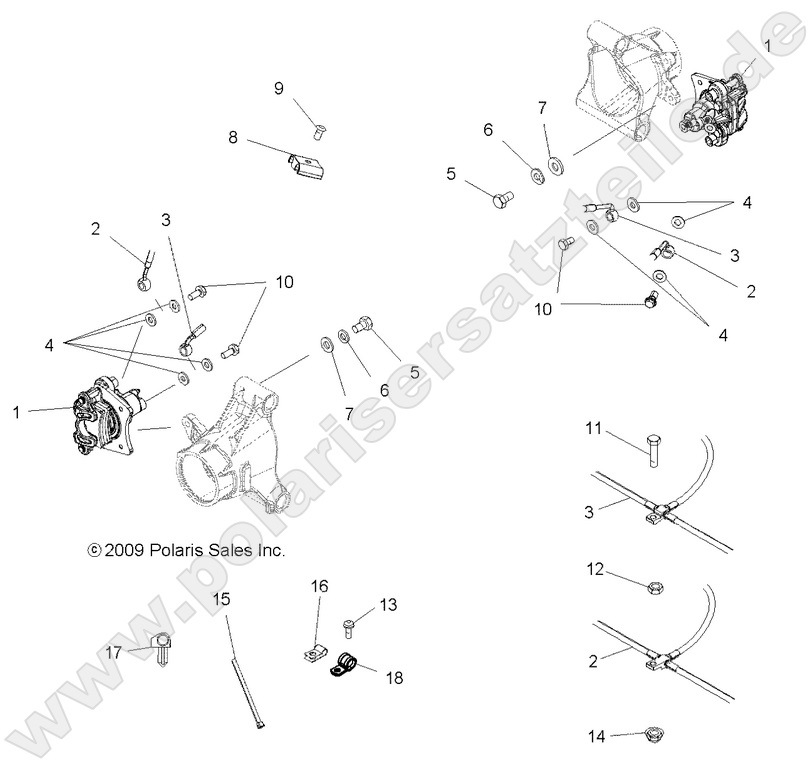BRAKES, REAR BRAKE LINES