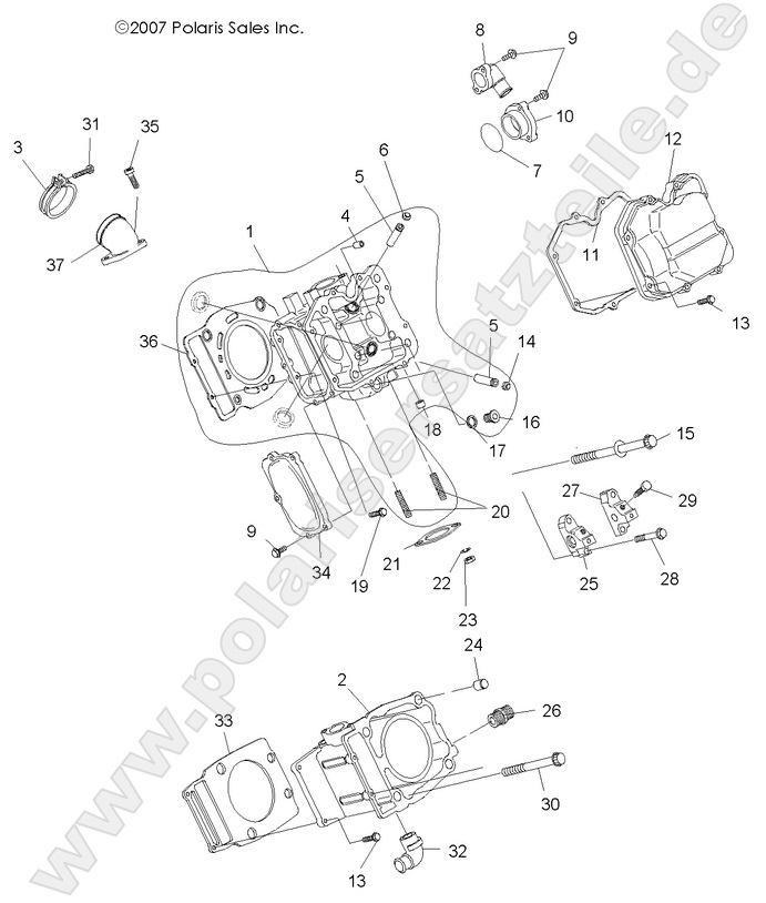 ENGINE, CYLINDER and HEAD