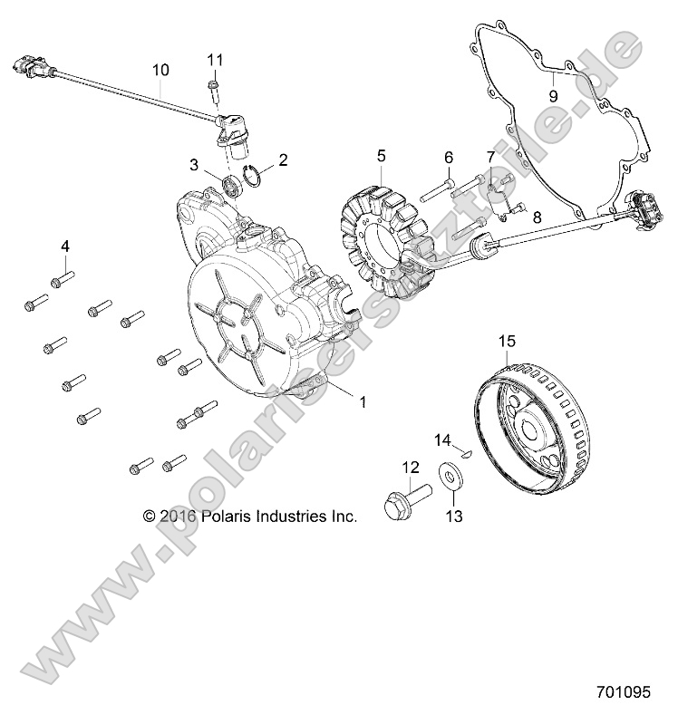 Engine, Stator and Cover