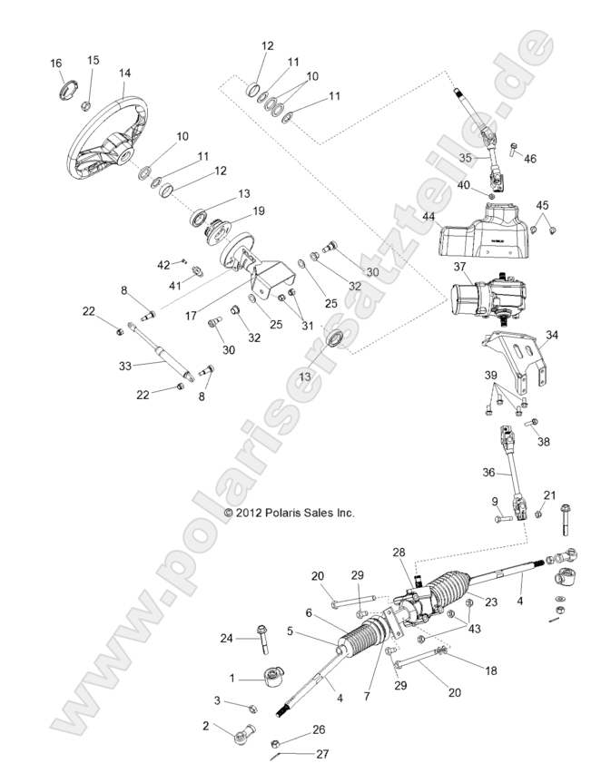 STEERING, STEERING ASM.