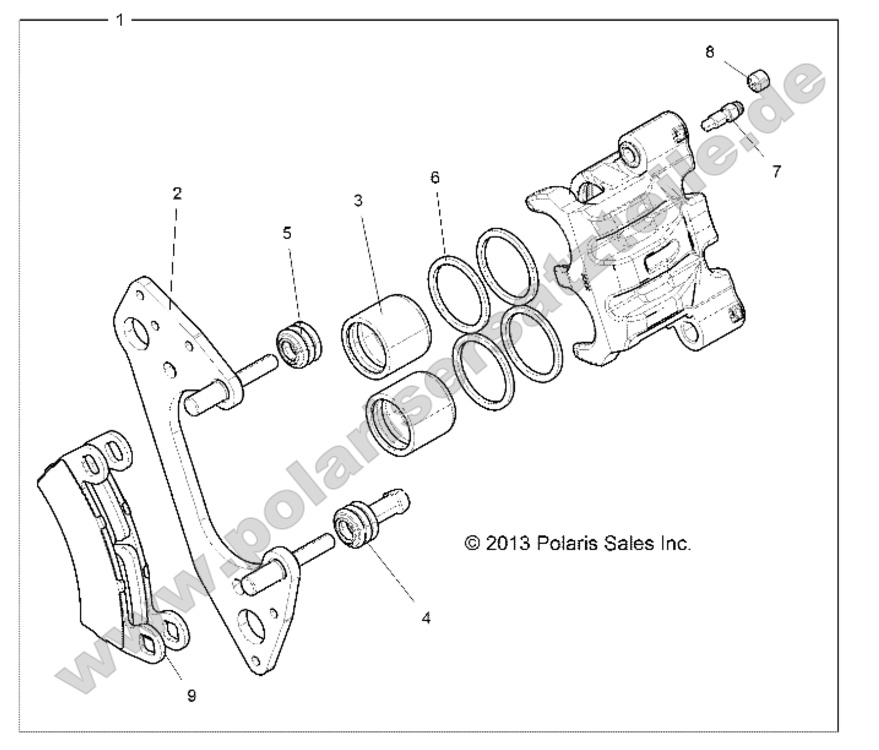 BRAKES, FRONT CALIPER