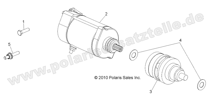 ENGINE, STARTING MOTOR