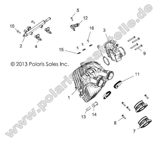 Engine, Intake and Throttle Body