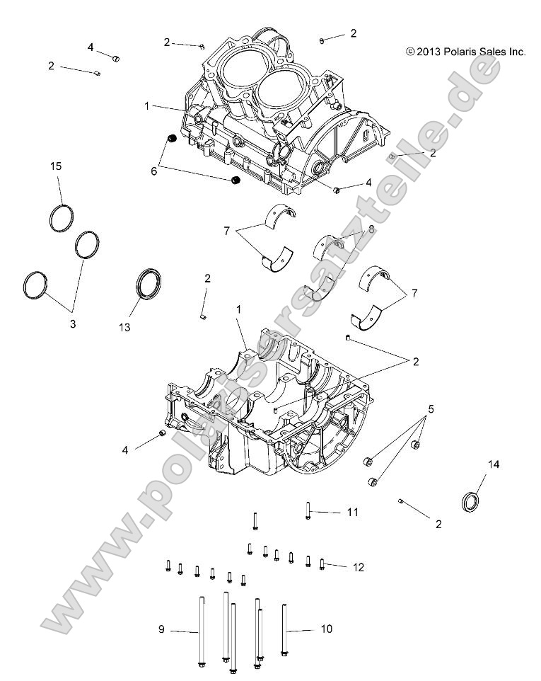 Engine, Crankcase