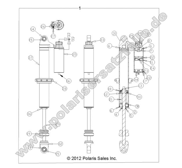 SUSPENSION, FRONT SHOCK (7043917)