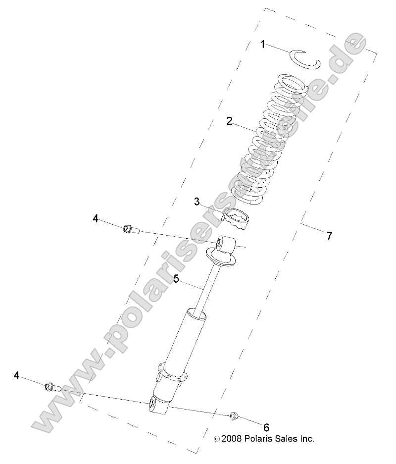 Suspension, Shock, Rear
