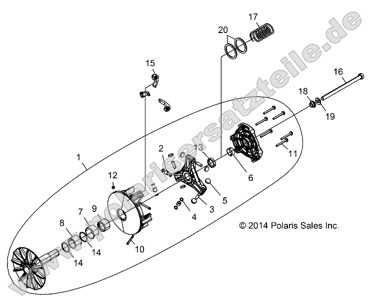 Drive Train, Primary Clutch