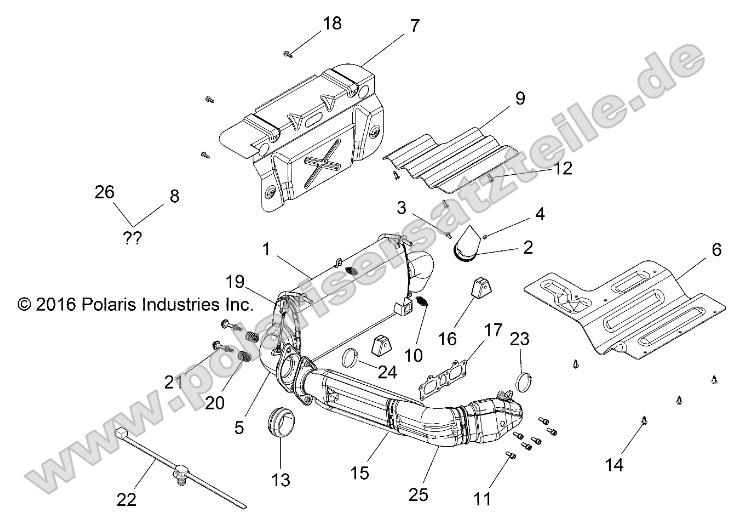 Engine, Exhaust System