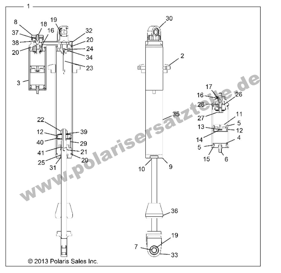 SUSPENSION, FRONT SHOCK