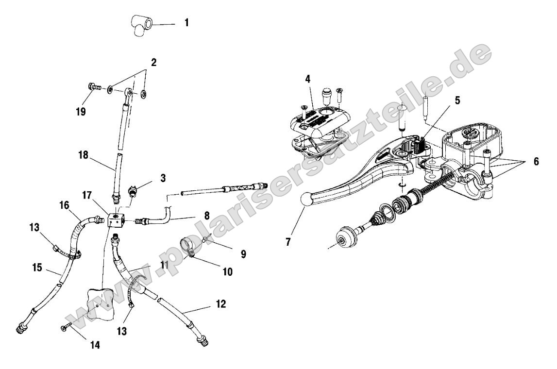 Controls - Master Cylinder/Brake Line