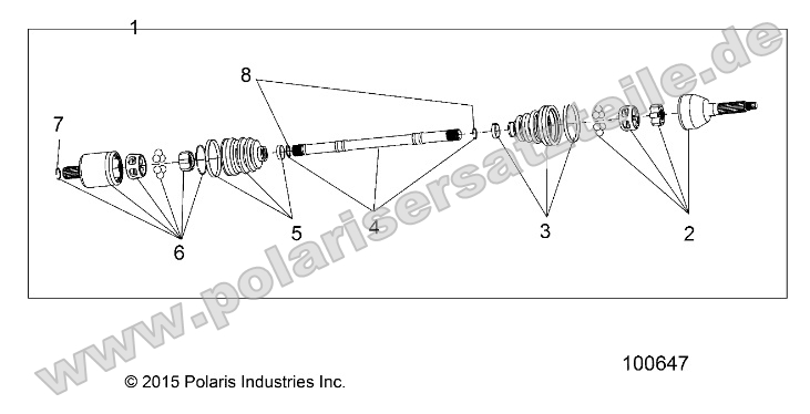 Drive Train, Front Half Shaft
